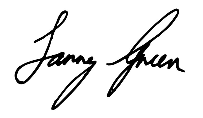 Larry Green Signature.